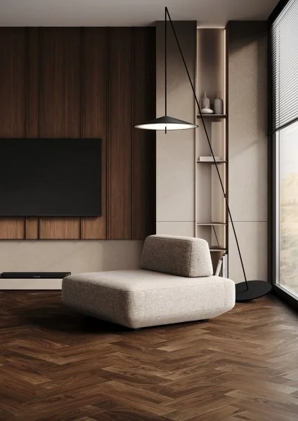 Паркетная доска Quartz Parquet Штучный паркет Орех Американский 44-400-29 в Барнауле