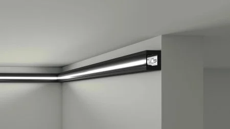 Профиль NMC Wallstyl IL12 Black (25х20х2000мм) в Барнауле