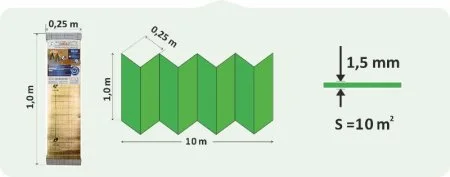Подложка Солид 1,5мм для LVT ANTI SLIP (10м2) в Барнауле