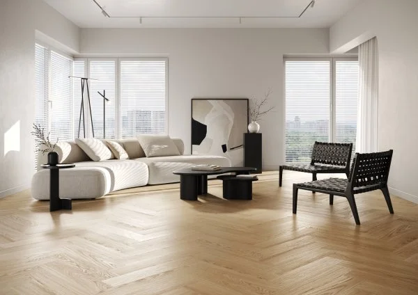 Паркетная доска Quartz Parquet Английская Ёлка Дуб Тоскана 33-407 в Барнауле