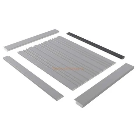 Финишный молдинг LF124B GR3 левый декорированный (31х12х2700мм) в Барнауле