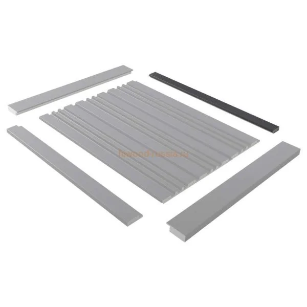 Финишный молдинг LF124B GR3 левый декорированный (31х12х2700мм) в Барнауле