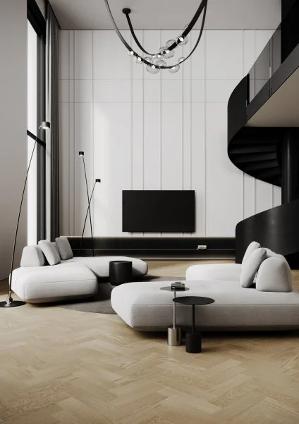 Паркетная доска Quartz Parquet Штучный паркет Дуб Бисквитный 44-1258-07 в Барнауле