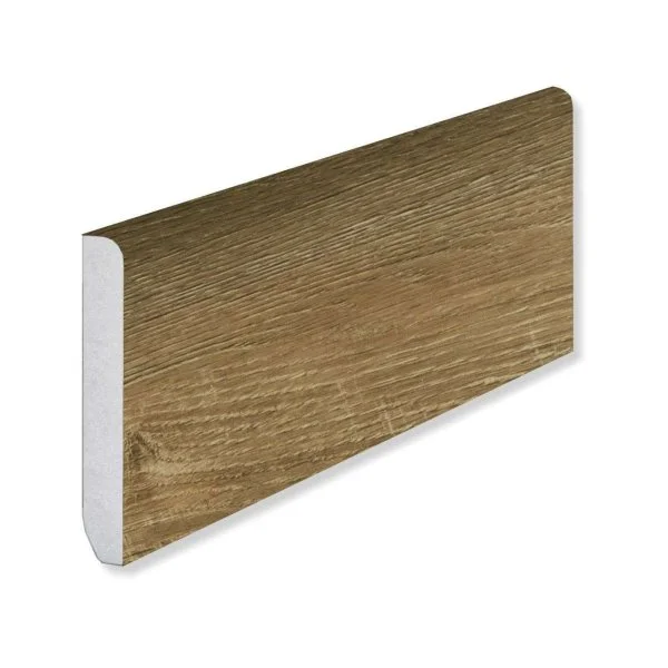 Кварцевый плинтус Fargo 61W921 Дуб Прага градиент 80х11х2200 мм в Барнауле