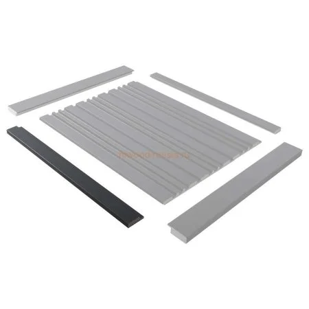 Финишный молдинг LF124A GR3 правый декорированный (42х12х2700мм) в Барнауле