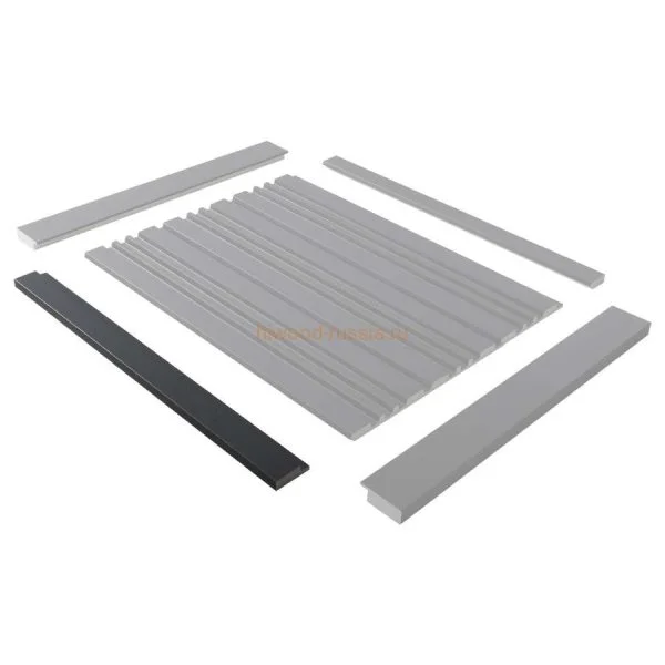 Финишный молдинг LF124A GR3 правый декорированный (42х12х2700мм) в Барнауле