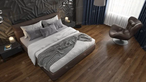 Кварц-виниловая плитка Alpine Floor Premium XL Дуб Шоколадный ЕСО 7-18, 8 мм. 43 класс в Барнауле