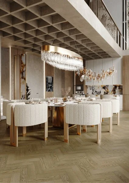 Паркетная доска Quartz Parquet Штучный паркет Дуб Конго 44-1258-54 в Барнауле