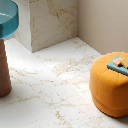 Керамогранит Coliseum Канова Уайт 60х120 (Натуральный и Реттифицированный) в Барнауле