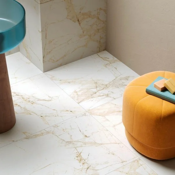 Керамогранит Coliseum Канова Уайт 60х120 (Натуральный и Реттифицированный) в Барнауле