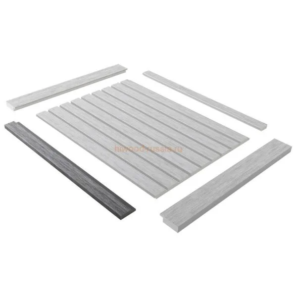 Финишный молдинг LF124A GN68 правый декорированный (42х12х2700мм) в Барнауле