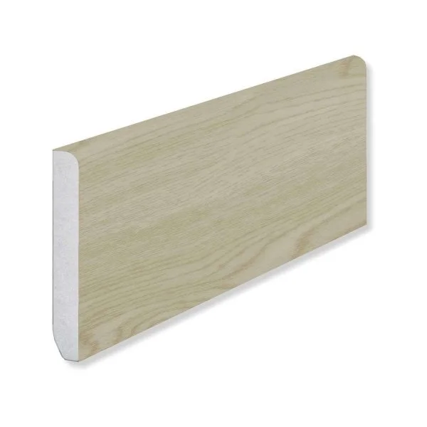 Кварцевый плинтус Fargo 18001-35 Ясень Белый 80х11х2200 мм в Барнауле