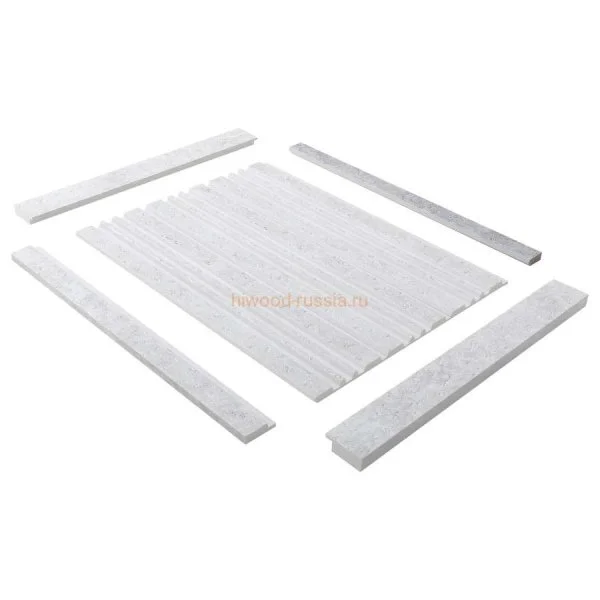 Финишный молдинг LF124B W50 левый декорированный (31х12х2700мм) в Барнауле