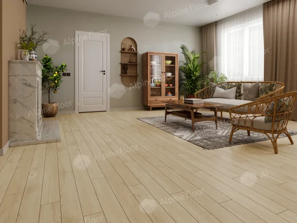 Каменно-полимерная плитка Alpine Floor Grand Sequoia Village Камфора ECO 11-507 4мм, 43 класс в Барнауле
