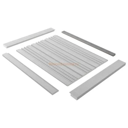 Финишный молдинг LF124B S339S левый декорированный (31х12х2700мм) в Барнауле