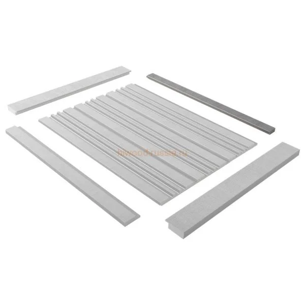 Финишный молдинг LF124B S339S левый декорированный (31х12х2700мм) в Барнауле