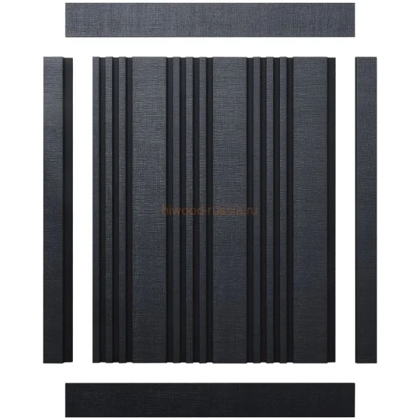 Финишный молдинг LF124B BK114K левый декорированный (31х12х2700мм) в Барнауле