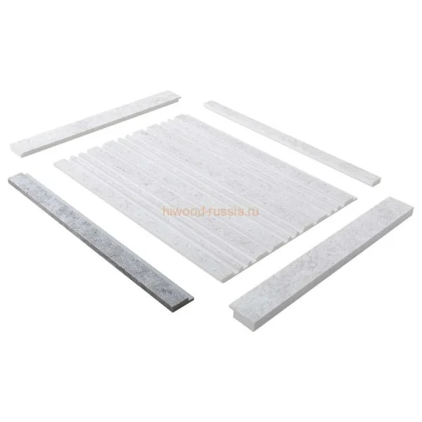 Финишный молдинг LF124A W50 правый декорированный (42х12х2700мм) в Барнауле