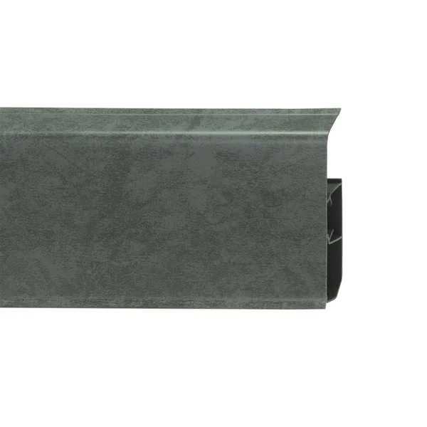 Пластиковый плинтус Royce №340 Мрамор Тёмный (80х24х2200мм) в Барнауле