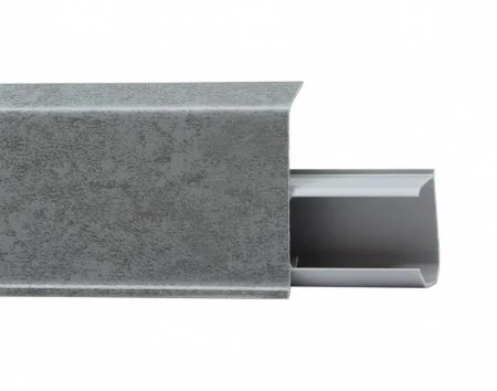 Пластиковый плинтус Royce №551 Грей (55х23х2200мм) в Барнауле