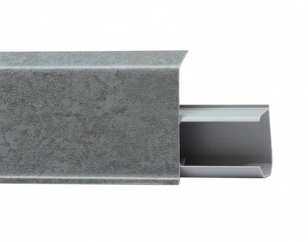 Пластиковый плинтус Royce №551 Грей (55х23х2200мм) в Барнауле