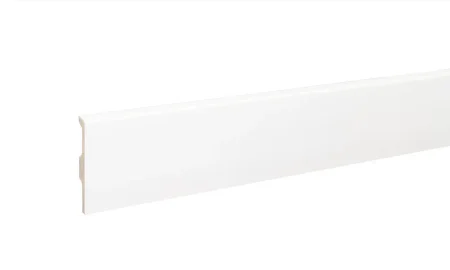 Плинтус дюрополимерный Bonkeel 01 Белый (80х14х2000 мм) в Барнауле