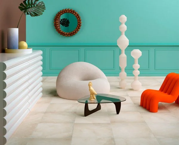 Керамогранит Coliseum Ривьера Уайт 60х60 (Натуральный и Реттифицированный) в Барнауле