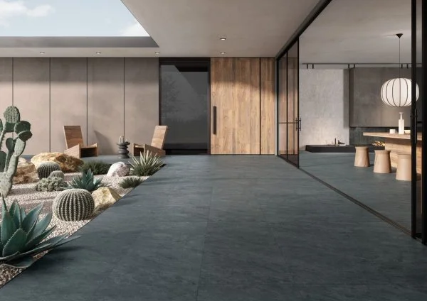 Керамогранит Vitra QuarStone Антрацит 60х60 (Натуральная и Реттифицированная) в Барнауле