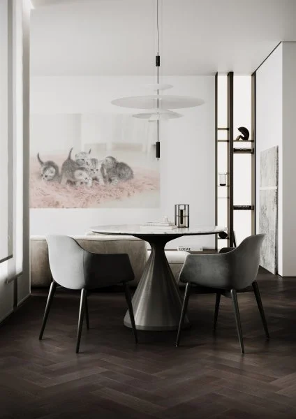 Паркетная доска Quartz Parquet Штучный паркет Дуб Смоляной 44-1258-01 в Барнауле