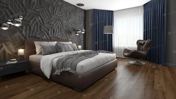 Кварц-виниловая плитка Alpine Floor Premium XL Дуб Шоколадный ЕСО 7-18, 8 мм. 43 класс в Барнауле