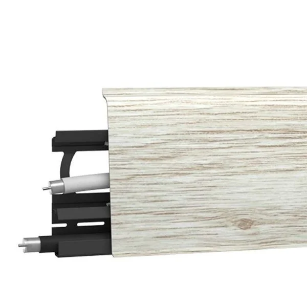 Плинтус пластиковый Arbiton INDO70 135 Дуб Платиновый 2,5 м в Барнауле