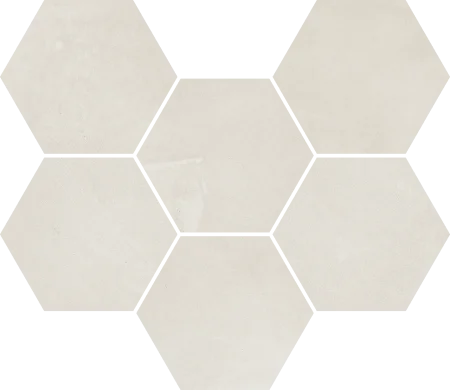 Керамогранит Italon Континуум Полар Мозаика Гексагон (Натуральная 25х29) в Барнауле