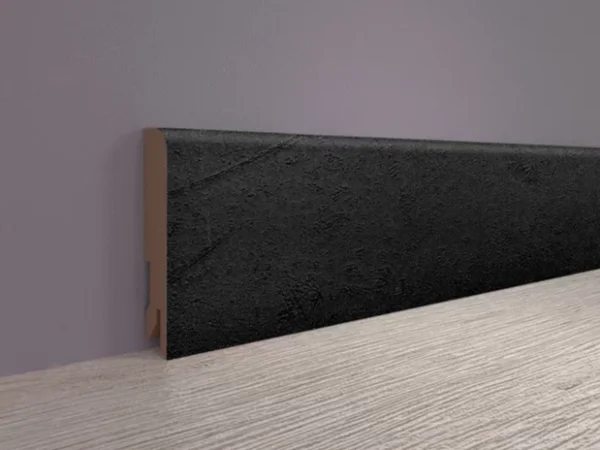 Плинтус MDF Bonkeel 24034 Чёрный Лофт (80х16х2400 мм) в Барнауле