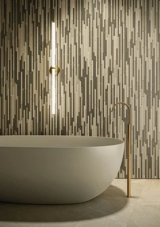 Керамогранит Italon Метрополис Вставка Стрип Ворм 26х75 (Натуральная) в Барнауле