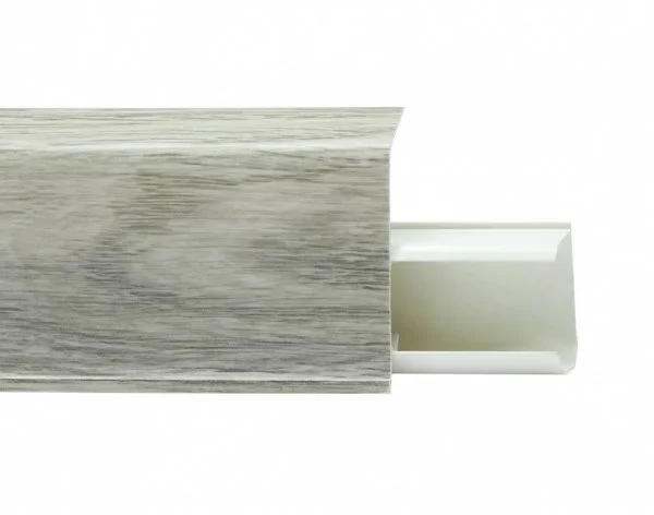 Пластиковый плинтус Royce №549 Дуб Альба (55х23х2200мм) в Барнауле