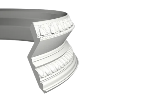 Карниз Европласт 1.50.137 гибкий 2,0 м в Барнауле