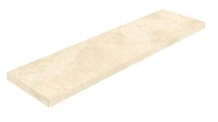 Керамогранит Coliseum Аурелия Уайт Ступень угловая левая (Натуральный, 33х120) в Барнауле