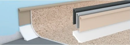 Коннелюрный плинтус Bonkeel Верхняя бежевая часть (28х5х2200мм) в Барнауле