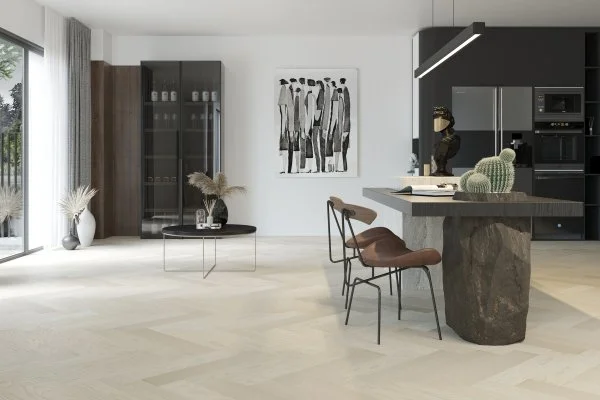 Паркетная доска Quartz Parquet Английская Ёлка Дуб Песочный 33-408 в Барнауле