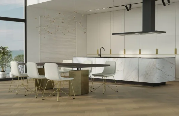 Паркетная доска Quartz Parquet Английская Ёлка Дуб Шампань 33-414 в Барнауле