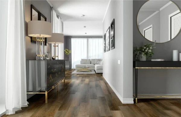 Кварц-виниловая плитка Refloor Fargo Comfort 61W921 Дуб Прага (Градиент) в Барнауле