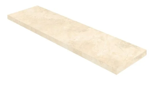 Керамогранит Coliseum Аурелия Уайт Ступень угловая правая (Натуральный, 33х120) в Барнауле