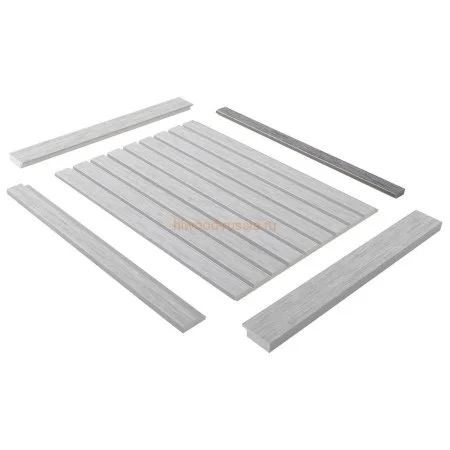 Финишный молдинг LF124B GN68 левый декорированный (31х12х2700мм) в Барнауле