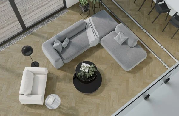 Паркетная доска Quartz Parquet Английская Ёлка Дуб Карельский 33-419 в Барнауле