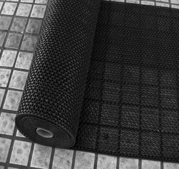 Грязезащитное рулонное покрытие ЗигЗаг Черный 5 мм (0,9 м) Китай в Барнауле
