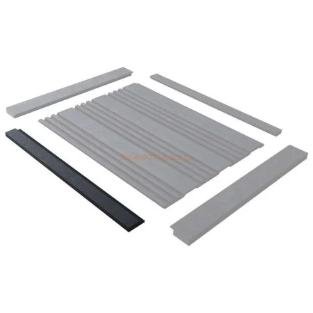 Финишный молдинг LF124A BK114K правый декорированный (42х12х2700мм) в Барнауле