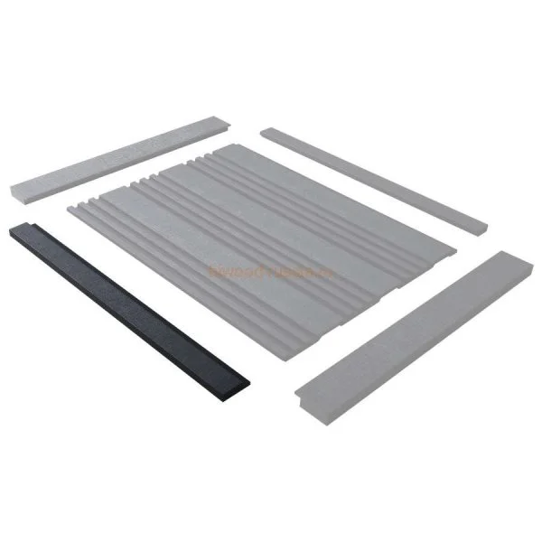 Финишный молдинг LF124A BK114K правый декорированный (42х12х2700мм) в Барнауле