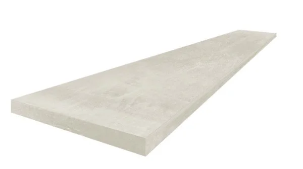 Керамогранит Coliseum Экспо Уайт Ступень угловая левая (Натуральный, 33х60) в Барнауле