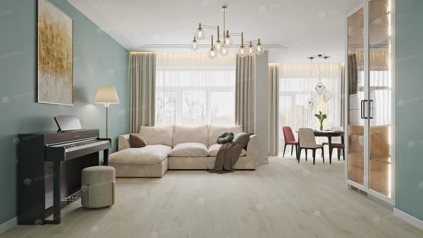 Каменно-полимерная плитка Alpine Floor Solo Модерато ECO 14-11, 3,5 мм 34 класс в Барнауле