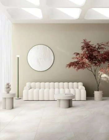 Керамогранит Coliseum Контеа Уайт 60х60 (Натуральный и Реттифицированный) в Барнауле